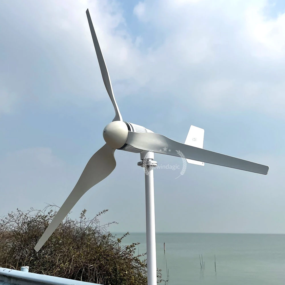 10000w Horizontal Wind Turbine Generator 10KW Wind Power Generation  Windmill Home Use High Efficient Controller and Inverter