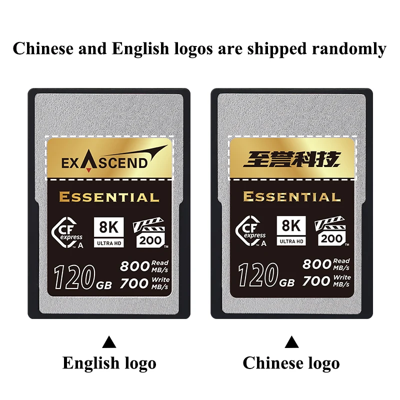 EXASCEND ī޶ CFexpress A Ÿ ī,  丮, ʼ ޸ ī, 8K CFexpress A Ÿ ī, 120GB, 180GB, 240GB