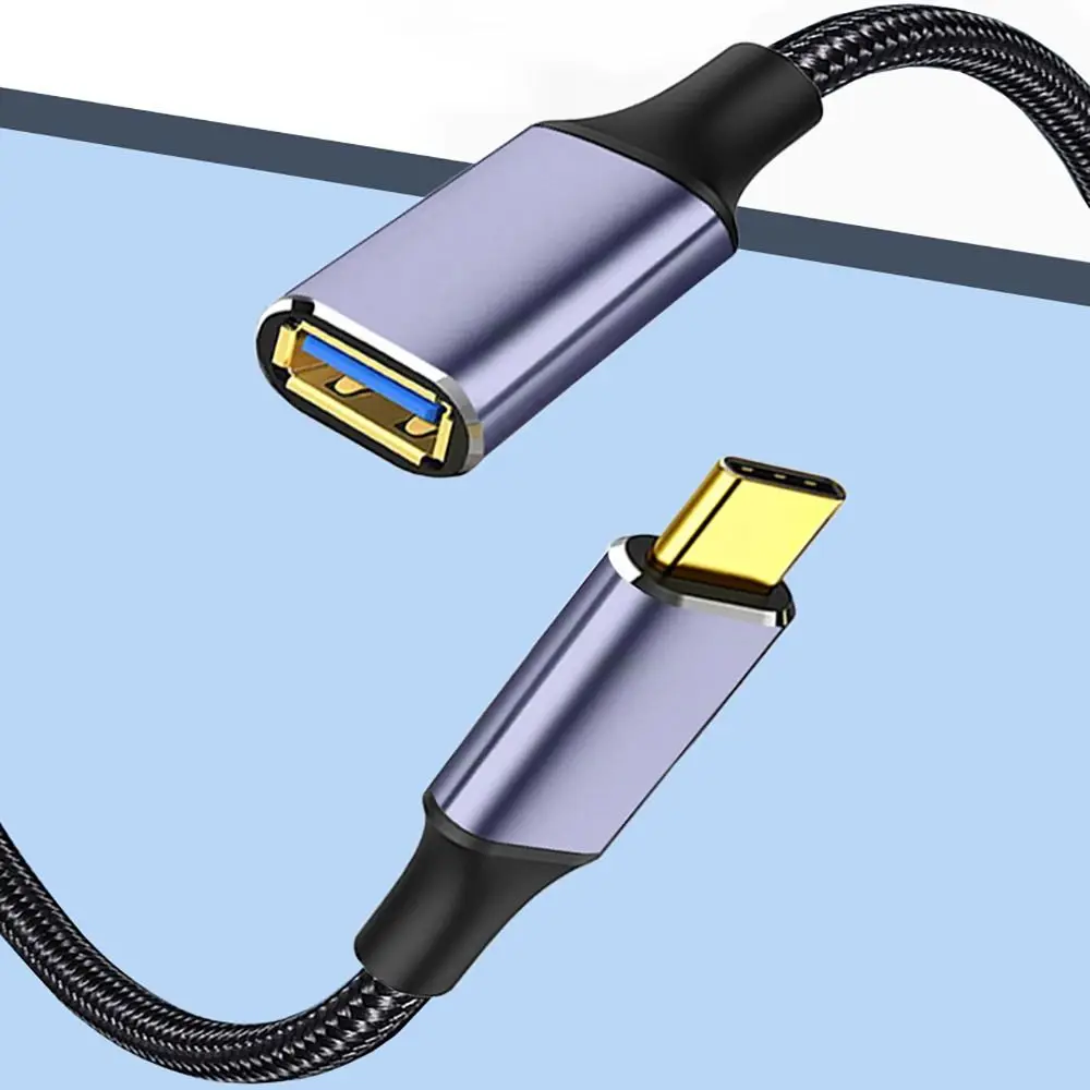 

High Speed Type-C to USB 3.0 A Cable Professional Male to Female Laptop OTG Adapter Line Car Keyboard Mouse Extension Wire