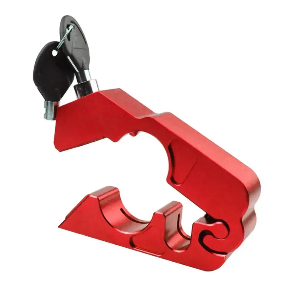 1pcs Motorcycle Handlebar Lock Anti Theft Throttle Grip Clutch Brake Lock Adjustable Universal for Car Motorcycle Moped Scooter