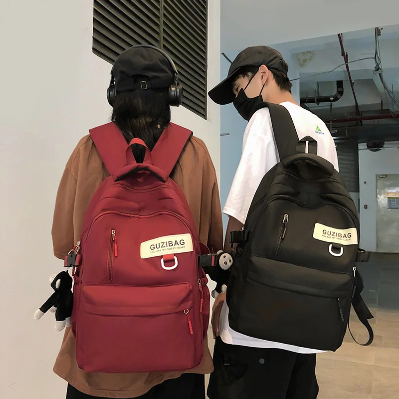 2023 Women School Backpack Black Nylon Bagpack  Female Anti Theft Rucksack Casual Lady Travel Backpacks Korean Back Pack Mochila