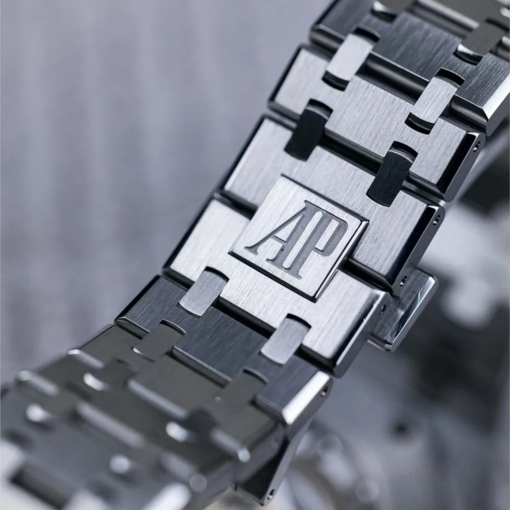 41mm Men Stainless Steel High Quality WristWatches Luxury Octagon Design 15400 Man Gift Waterproof Brand Logo Quartz Movement