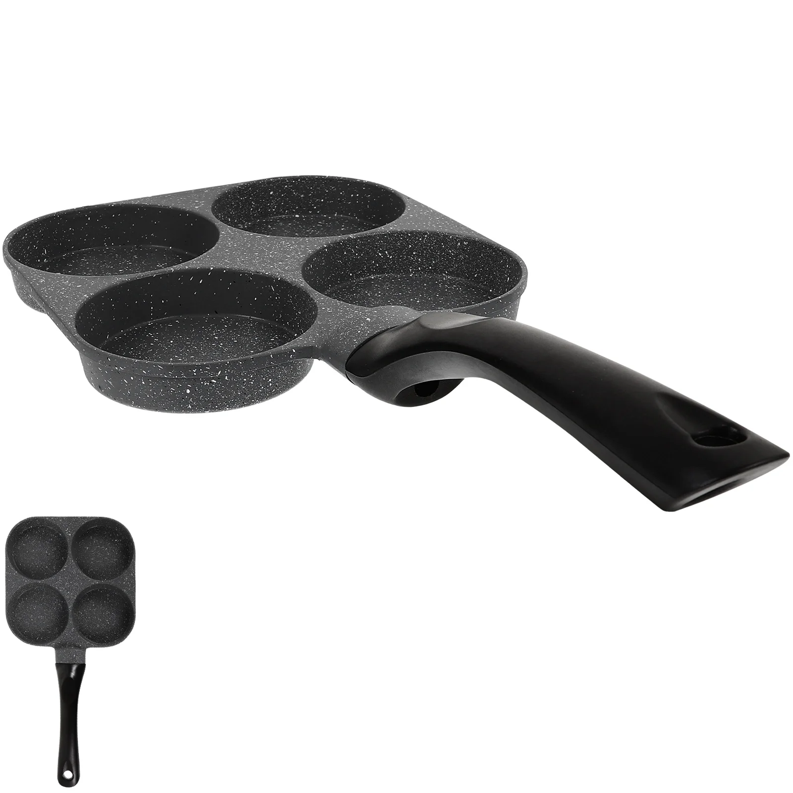

Cast Iron Skillet Omlette Pan Nonstick Fry Egg Frying Pans Fried Cooker Small Breakfast Griddle
