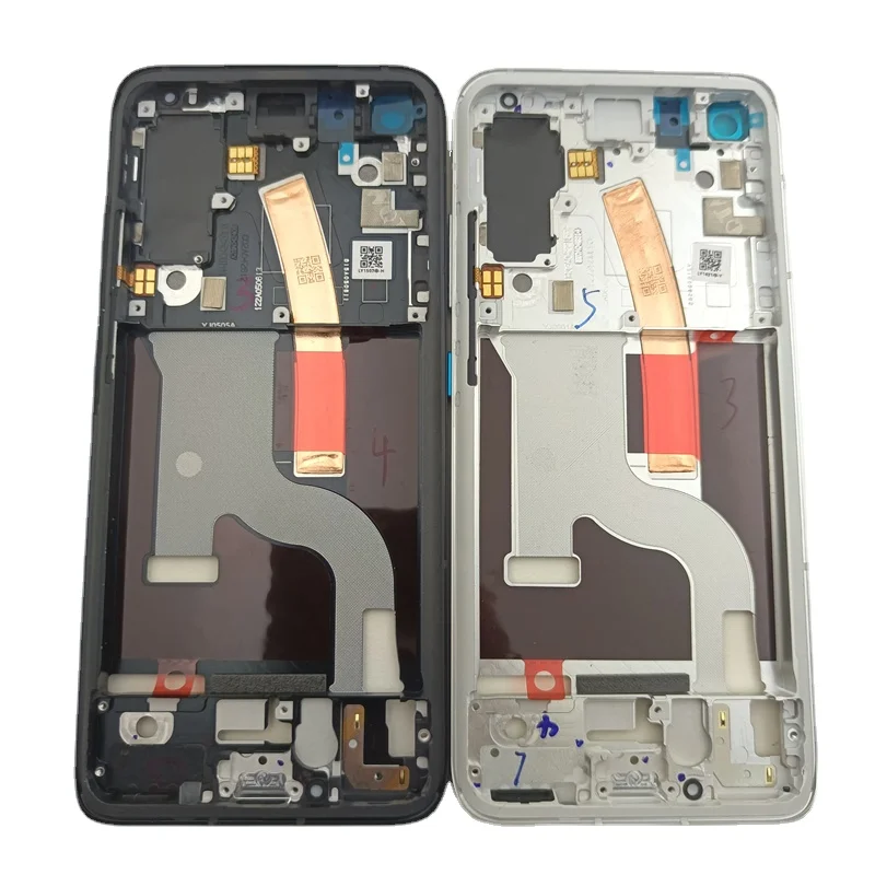 Передняя средняя рамка для Asus Zenfone 8 ZS590KS, панель корпуса, поддержка ЖК-дисплея, средняя Лицевая панель, сменная запасная часть для ремонта