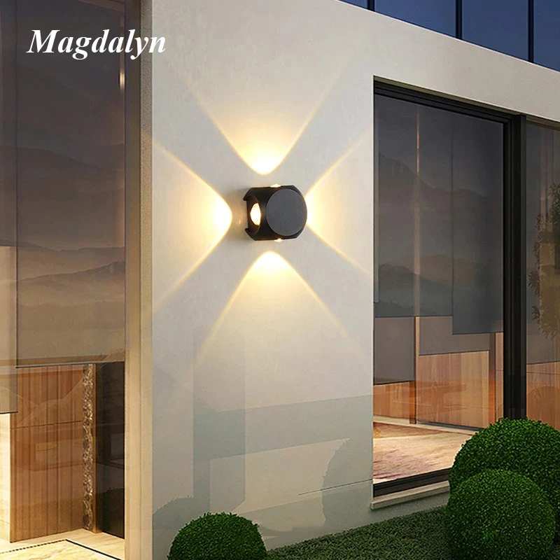 Magdalyn 12W LED Wall Light Outdoor Waterproof IP65 Porch Garden Wall Lamp Sconce Balcony Terrace Decoration