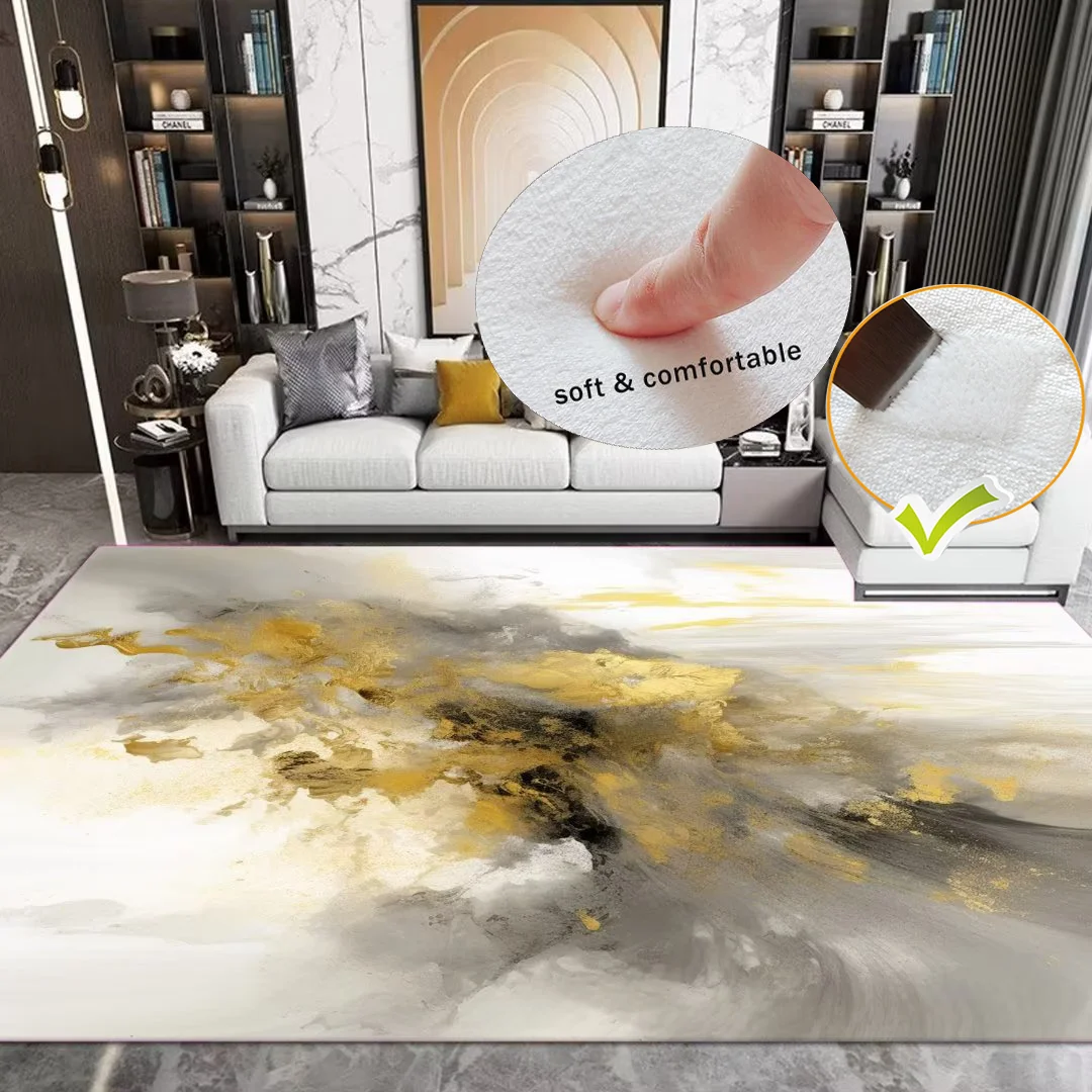 

Simple Abstract Carpet Japanese Style Living Room Decor Floor Carpets Home Sofa Tea Table Area Rug Bedroom Bedside Soft Foot Mat