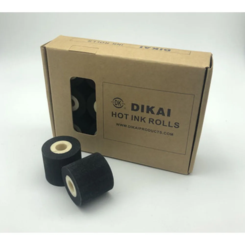 에너지 절약 블랙 핫 프린팅 잉크 롤 36x32mm 12pcs, 코딩 기계용 핫 잉크 롤, 만료일 인쇄/배치 없음 - AliExpress