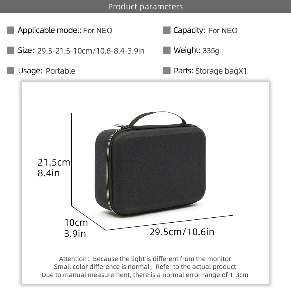 Storage Case for DJI Neo Portable Carrying Handbag Hard Shockproof Protection Bag for DJI RC N3 Remote Controller Accessories