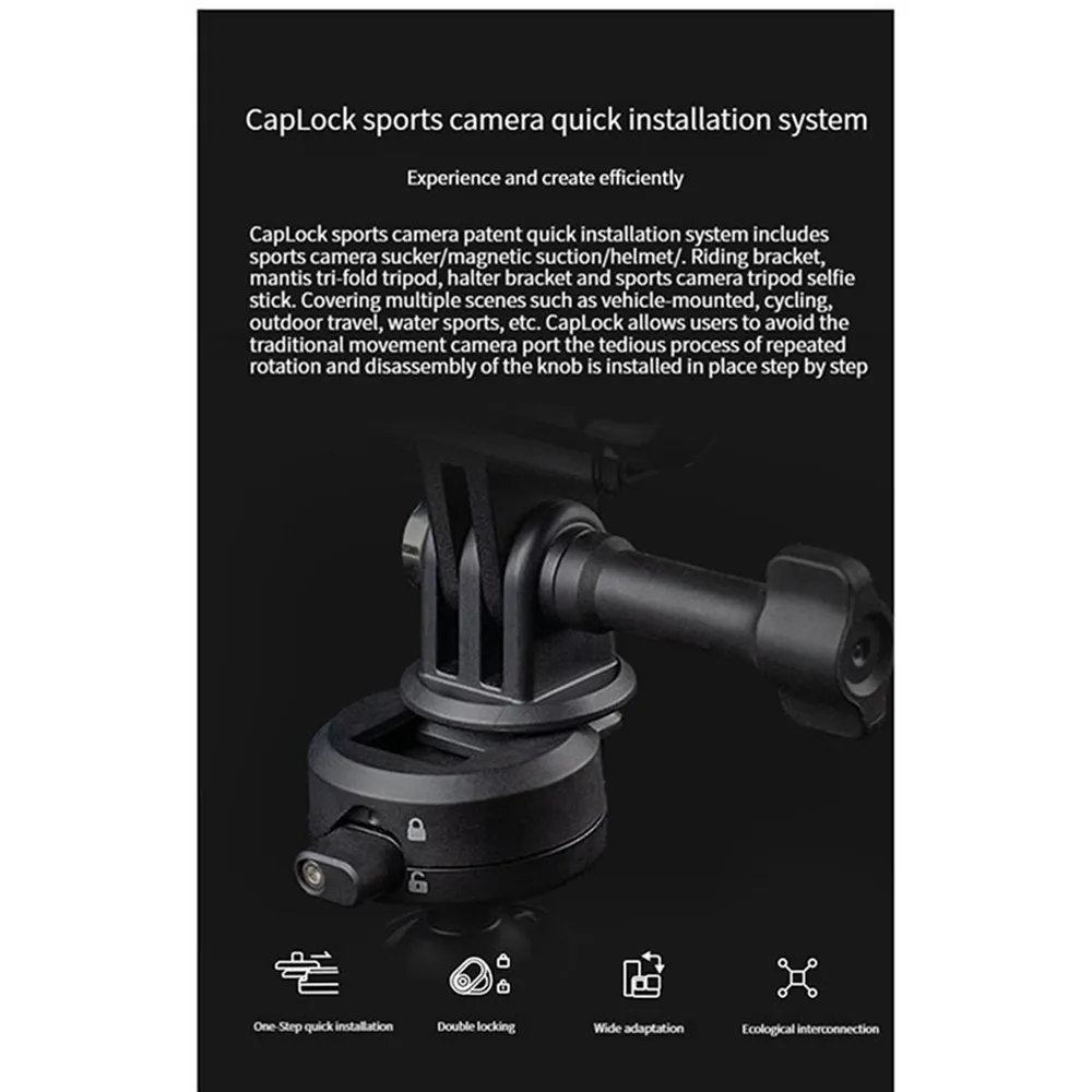 

БЫСТРОРАЗЪЕМНАЯ пластина с отверстием для винта 1/4 для экшн-Камеры GoPro/Insta360/DJI