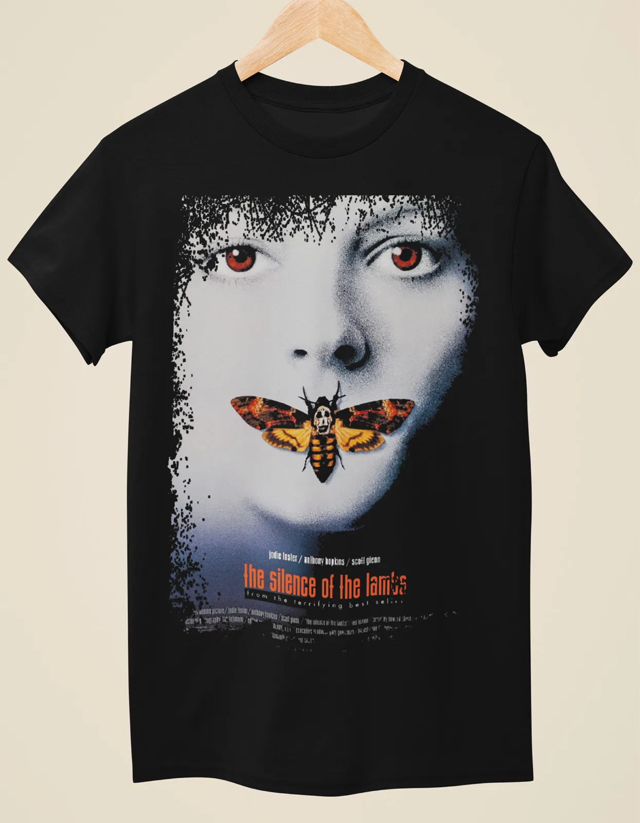 

The Silence of the Lambs - Movie Poster Inspired Unisex Black T-Shirt
