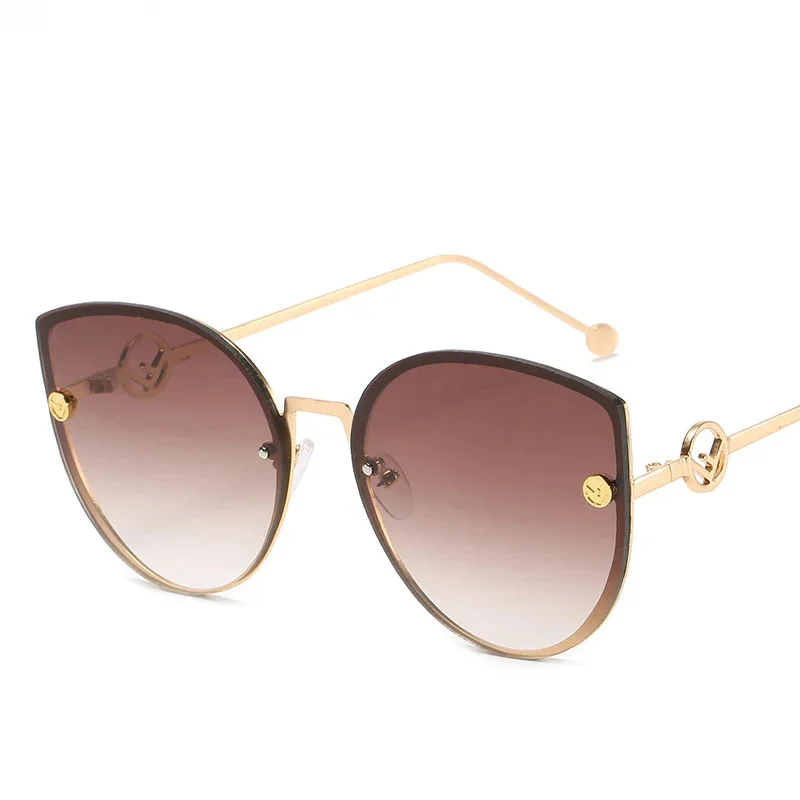 Fashion Women Cat Eye Sunglasses Retro Big Frame UV400