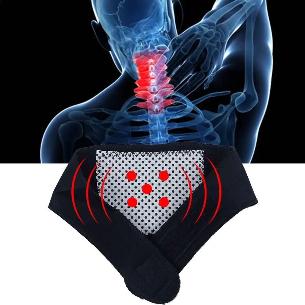 Pain Relieve Magnet Massager Cervical Disc  Warmer Neck Support Neck Care Collar Self-heating Pad Magnetic Neckband