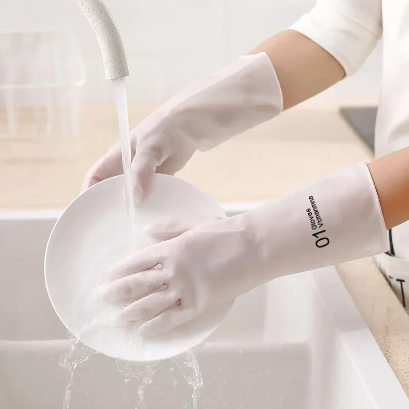 Housework Cleaning Gloves Kitchen Laundry Dishwashing Gloves Rubber cleaning gloves