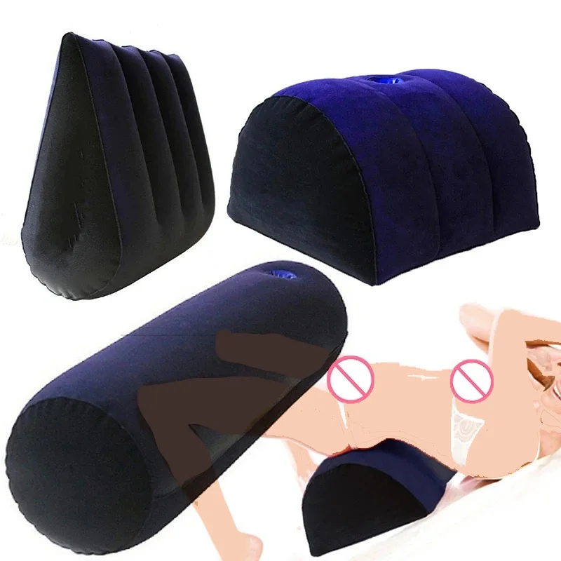 Sex Toys Sex Chair Bed Flocking Inflatable Sex Aid Pillow Adult BDSM Chair for Women Love Position Cushione Furniture Erotic Sofa Adult Games Sex Toys
