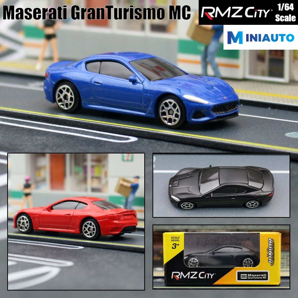 1/64 Maserati GranTurismo GT MC 1:64 Diecast Super Sport Toy