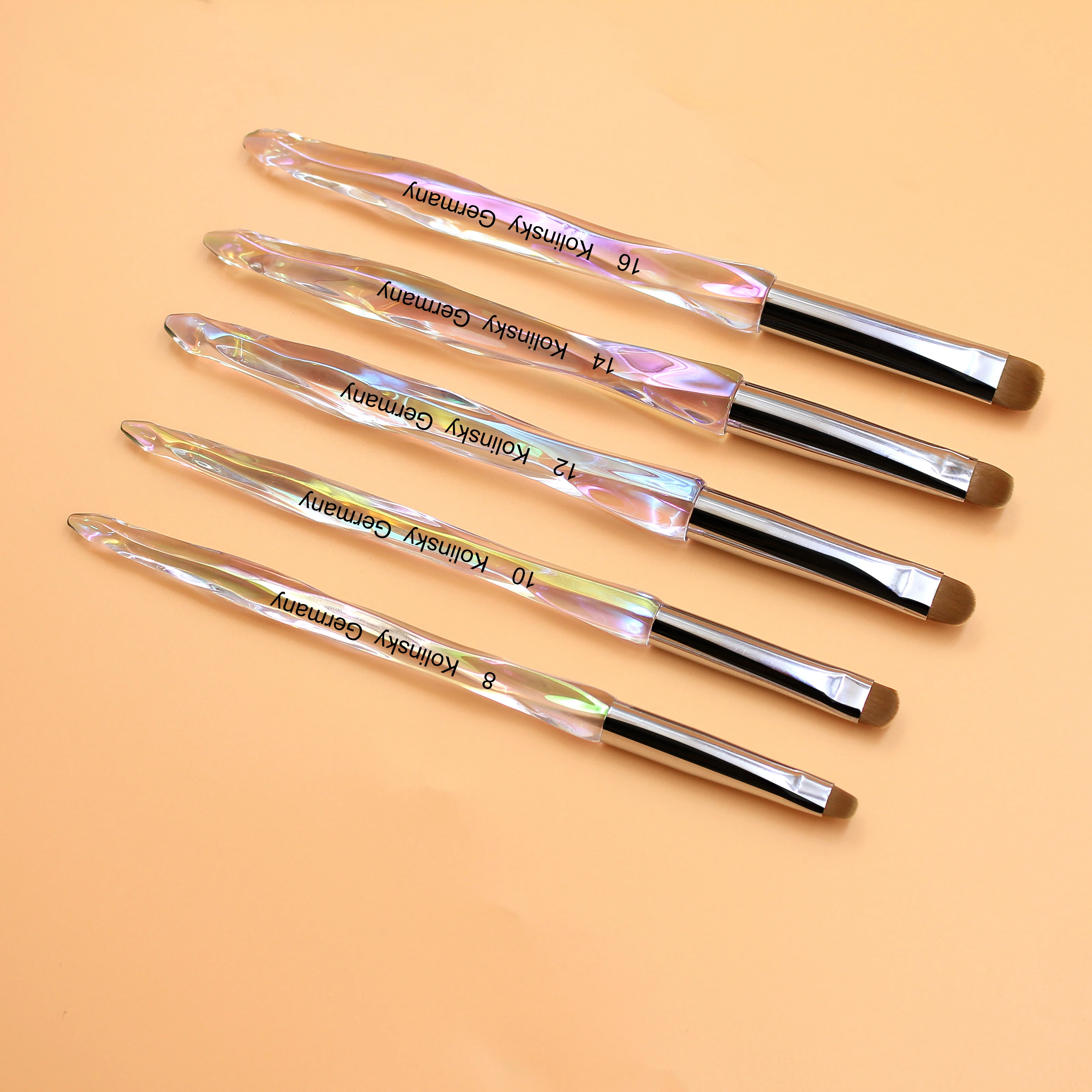 Professional Nail Art Brush with Chic Handle - Perfect for French Manicures & Clean-Up, Ideal for Salon or Home Use 5