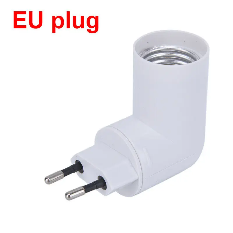 Lamp Holder Lamp Bulb Holder Socket Converter Lamp Base Lamp Socket Adapter Adjustable E27 Lamp Bulb Bases Socket Adapter Plug Holder 360 Degrees Adaptor Converter 100-230V Lighting Light for Home Room