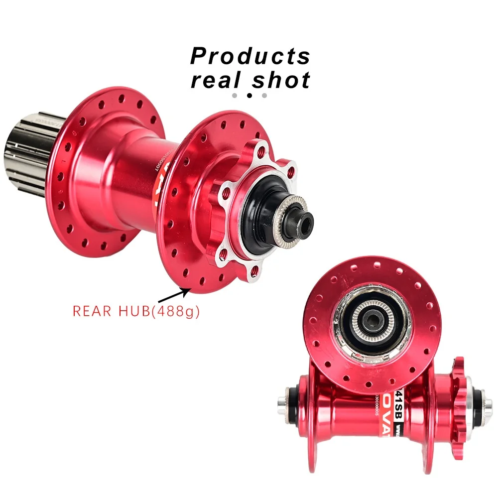 노바텍 허브 D041SB D042SB 28 32 36홀 MTB 큐브 1쌍 앞뒤 디스크 브레이크 베어링 허브 (8 9 10 11단 산악자전거용)