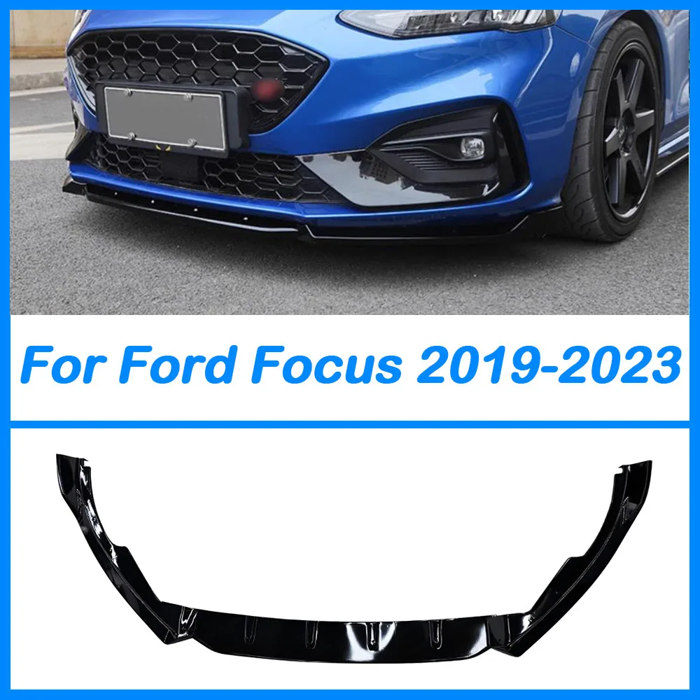 For Ford Focus St Mk4 2018 2019 2020 2021 Gloss Black Car Rear Bumpers Lips  Body Kits Spoiler Splitter Diffuser Accessories - Bumpers - AliExpress