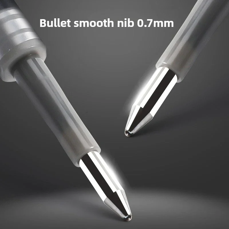 M&G G-7 Retractable Gel Pen Refills 0.7mm Black Ink for K35 0.7MM Gel Pen For Student Stationery Writing Push Type Gel Pens 3