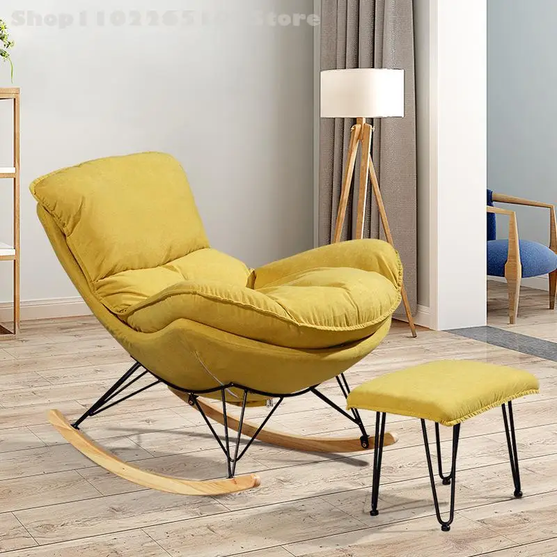 Chaise à bascule légère pour adulte, fauteuil de salon, de luxe, pour  balcon, chambre à coucher