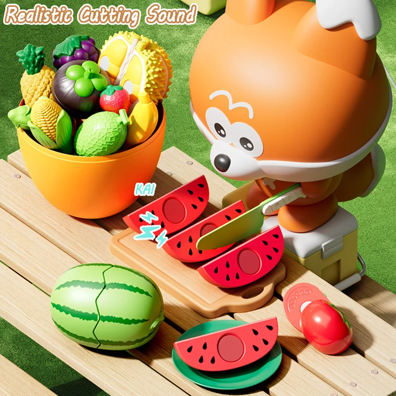 Pretend Kitchen Toys Pretend Food Toys Kitchen Toys Educational Toys Kid Pretend Play Kitchen Toy Set Simulation Cut Fruit Vegetables Sensory Game Make Pizza Food Cook Girl Interactive Education
