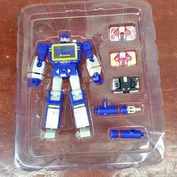 Enhanced Transforming Mini Action Figure Toy - Soundwave & Shockwave Characters (PT04 With BOX)
