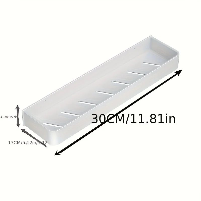 Kitchen rack spices pepper wall-mounted punch-free cabinet storage rack 3