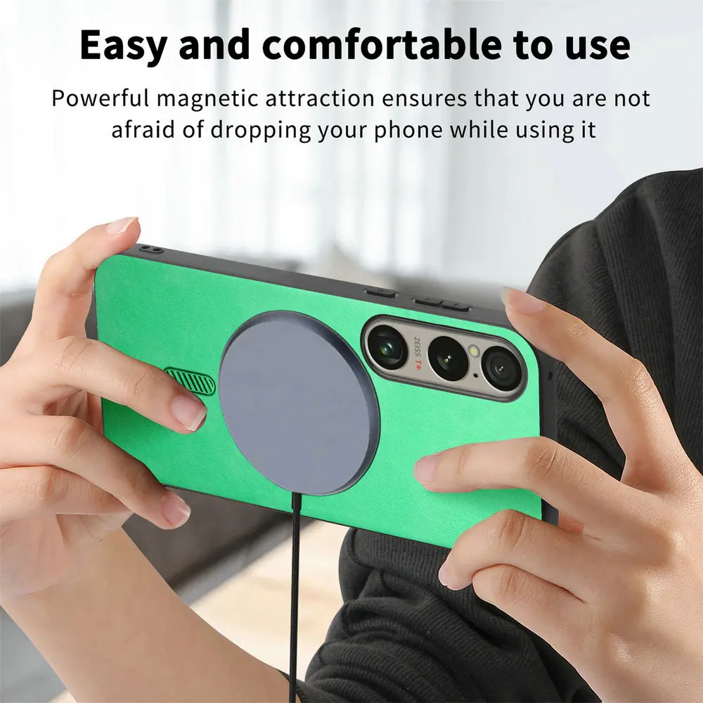 Leather MagSafe Case with Wireless Charging