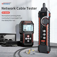 noyafa New NF-8209S LCD Network Cable Tester Wire Tracker PoECurrent  Length cabl RJ45 Cable Tracker multifunctional tester Tool 1