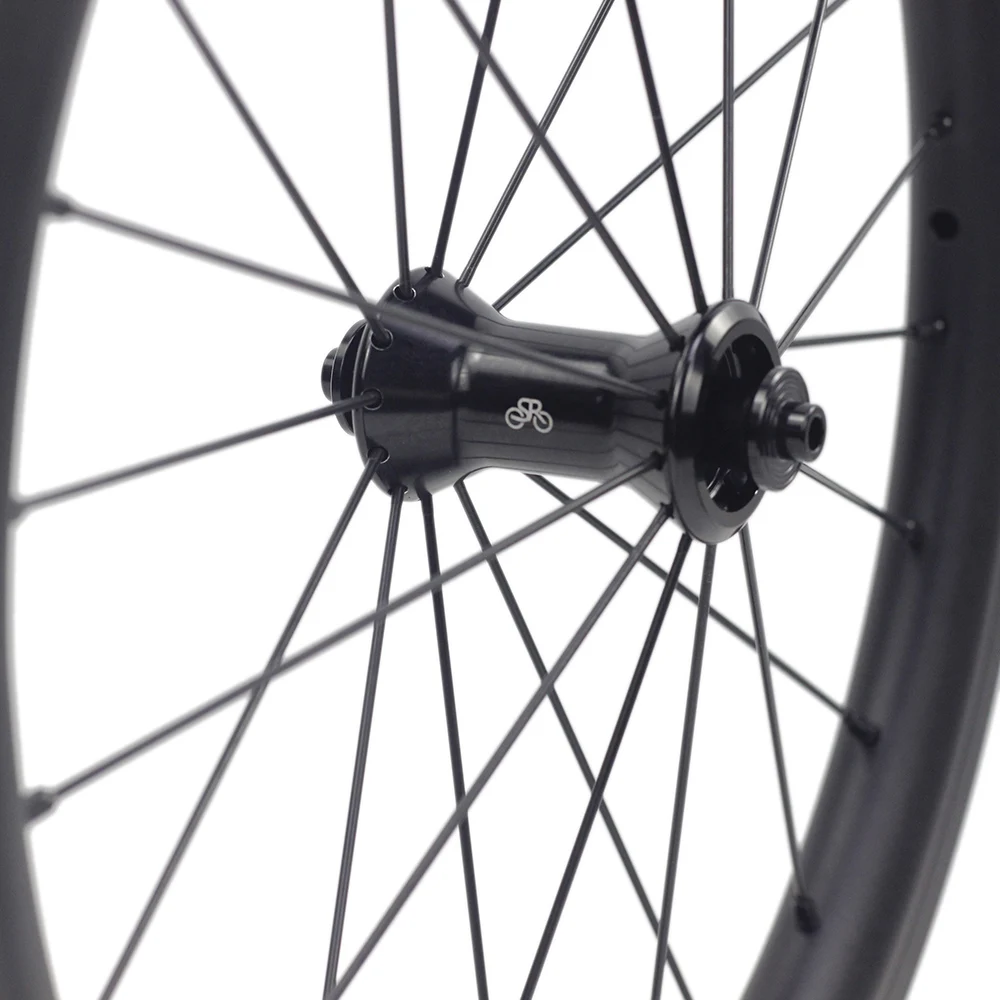 Jeu De Roues Carbone 16" Pour Vélo Pliant Brompton / 3sixty - Frein à Disque