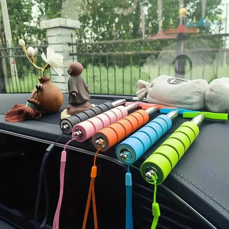 Extendable Car Rearview Mirror Rearview Mirror Wiper Stainless Steel Car Wiper Auto Glass Cleaning Tools Window Cleaning Brush