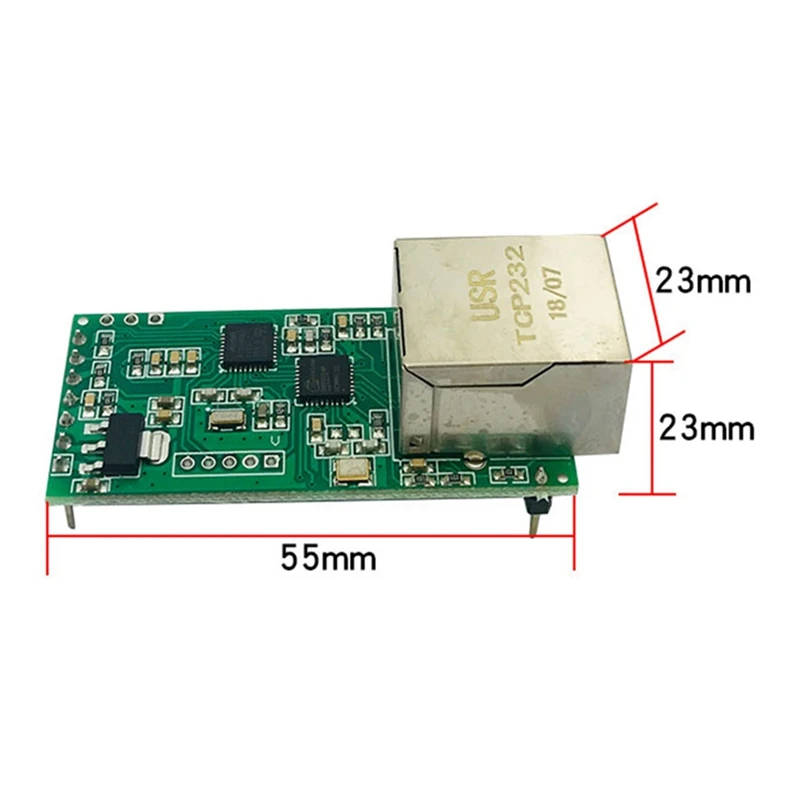 cable tester tracer 5Pcs USR-TCP232-T2 Tiny Serial Ethernet Converter Module Serial UART TTL to Ethernet TCPIP Module Support DHCP and DNS wire map tester