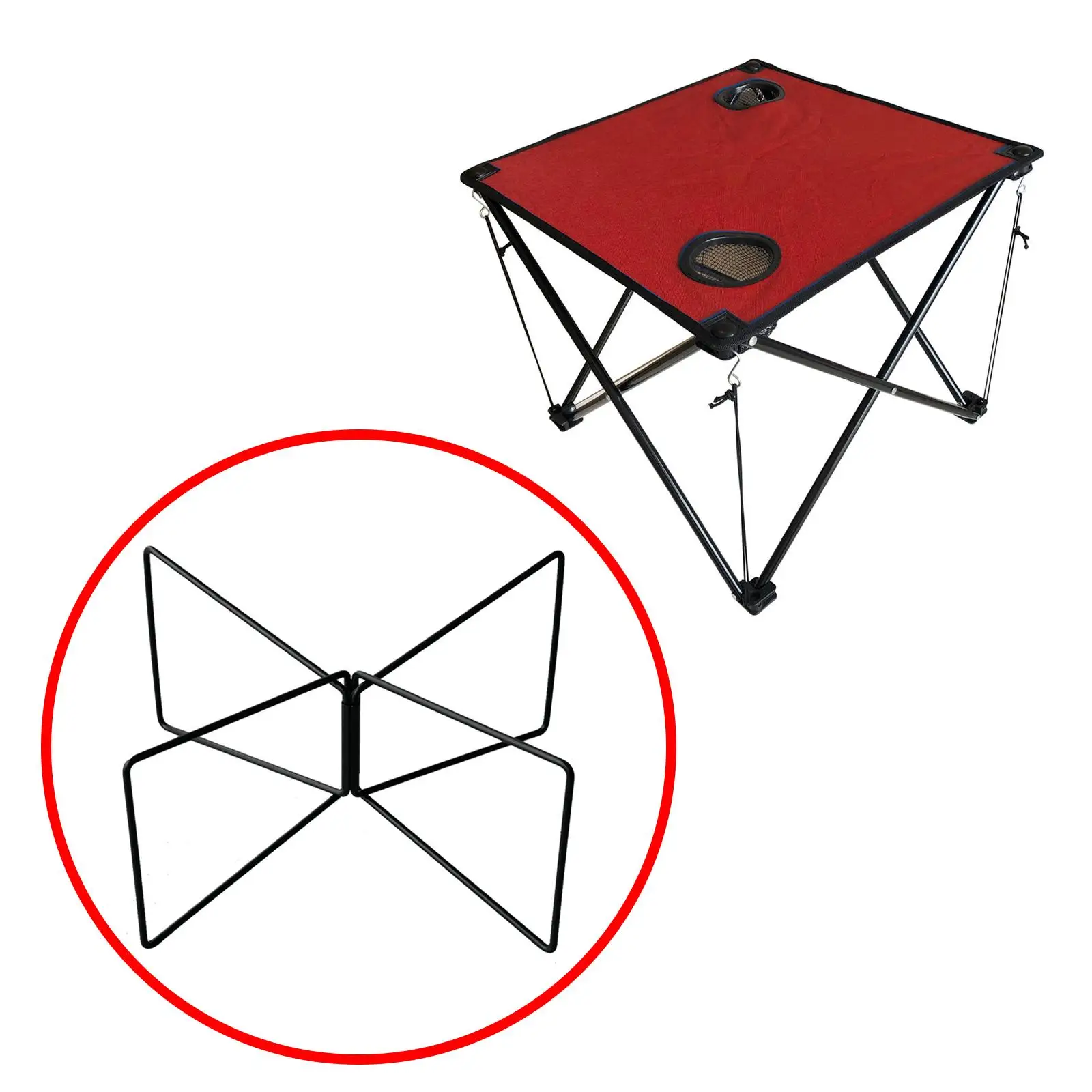 Folding Cooler Stand Sturdy Stand Rack Foldable for Household Picnic Outdoor