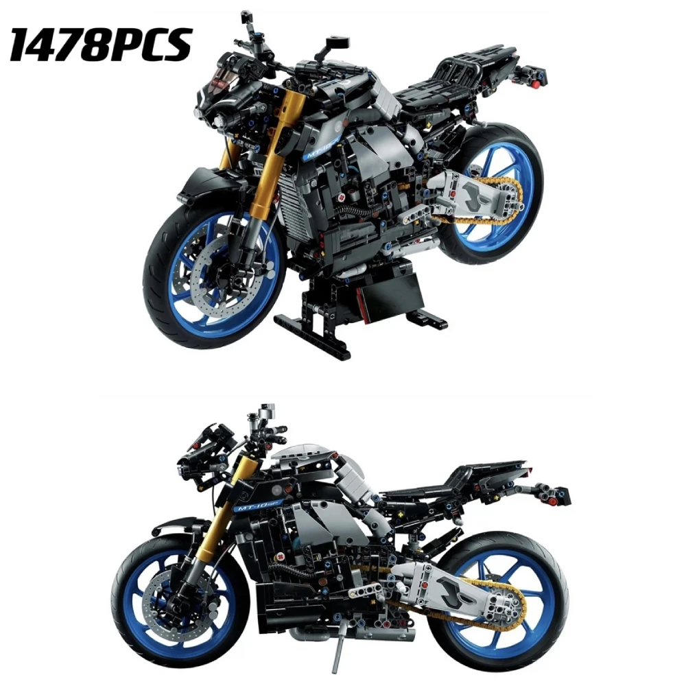 Technical 42159 MT-10 SP Motorcycle Model Building Blocks Advanced Building Set For Adults Bricks Toys Gifts Vehicles Collection 4