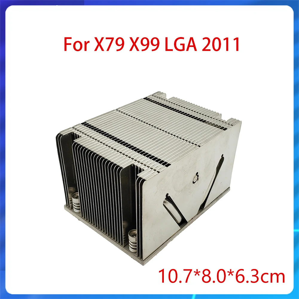 Originální pro X79 X99 LGA 2011 2011-3pin CPU serveru CPU chladičem obdélník DIY modifikace horko bortit se CPU chladič radiátor 10.7cm