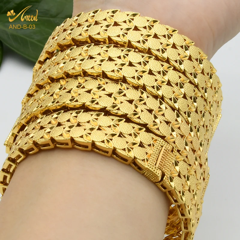 Bangle Bracelet Dubai Bangles For Women Middle East Gold Color Bangle Ethiopian Saudi Arab Bracelet Wedding Bride Jewelery African Birthday Gift