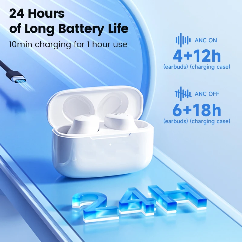 Pro Ativo Ruído Cancelando Fones de Ouvido Bluetooth Tws Earbuds sem Fio Multi-modo Anc Ip54 Impermeável Reprodução 24h Edifier-tws1 - Image 6
