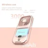 3000mAh Battery Powered Mini Portable Outdoor Handheld Fan Neck Fan USB Rechargeable 180° Folding Wireless Desktop Air Cooling 5
