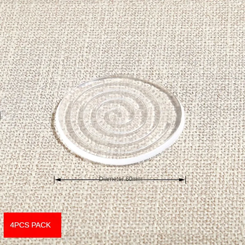 Silicone Furniture Foot Mat Buffer silencing Pad Table Leg Sofa Foot Floor Bed Anti-moving Bed Leg Mute Anti-slip Mat #3585