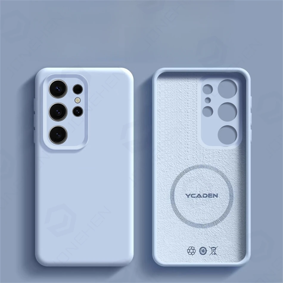 Magnetic Liquid Silicone Wireless Charging Case with MagSafe Compatibility