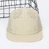 Perforated 5-Panel Cap for Men Lightweight Breathable Quick-drying Baseball Caps Running Camping Hiking Training Outdoor Hat 3