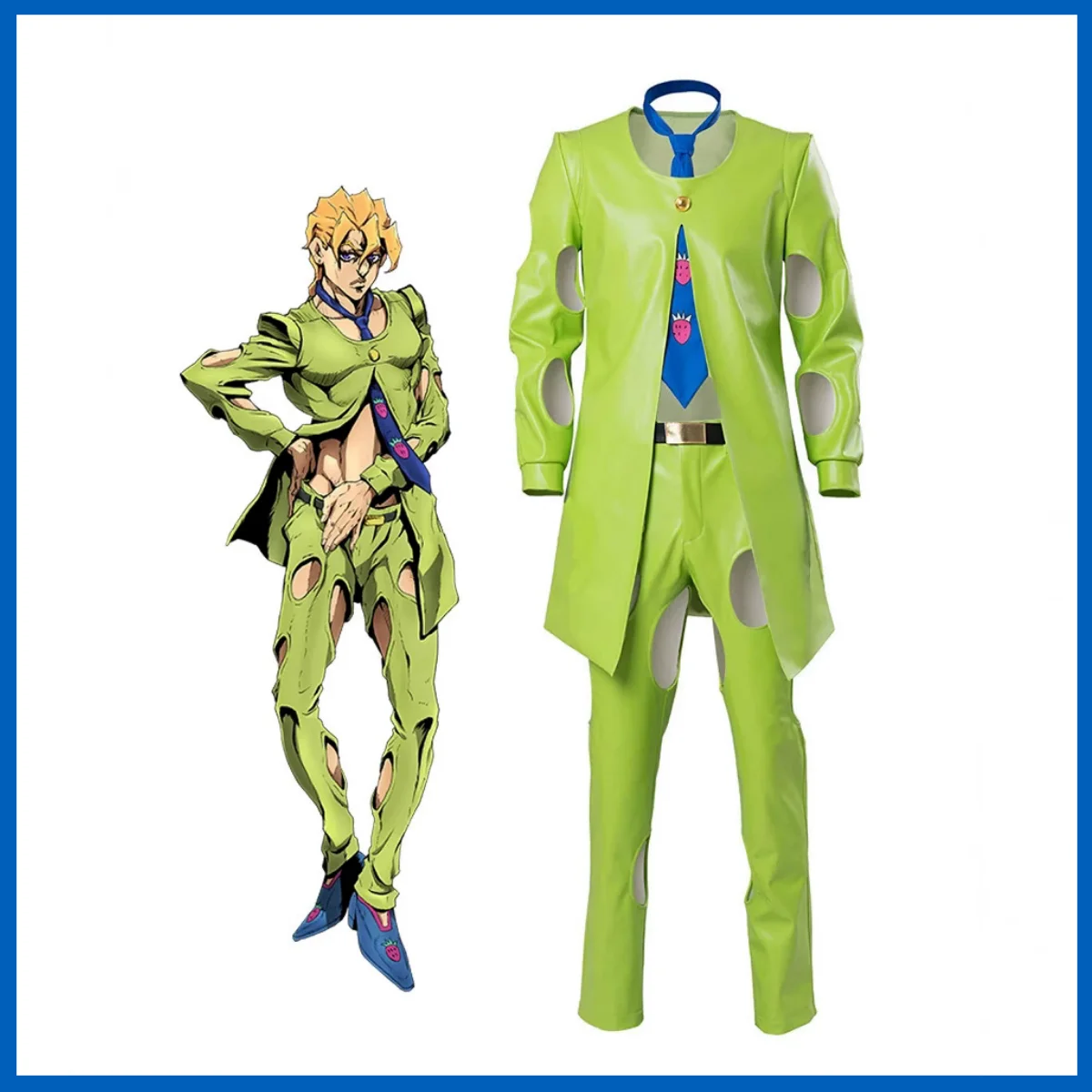 JoJo's Bizarre Adventure Pannacotta Fugo Golden Wind Cosplay Costume