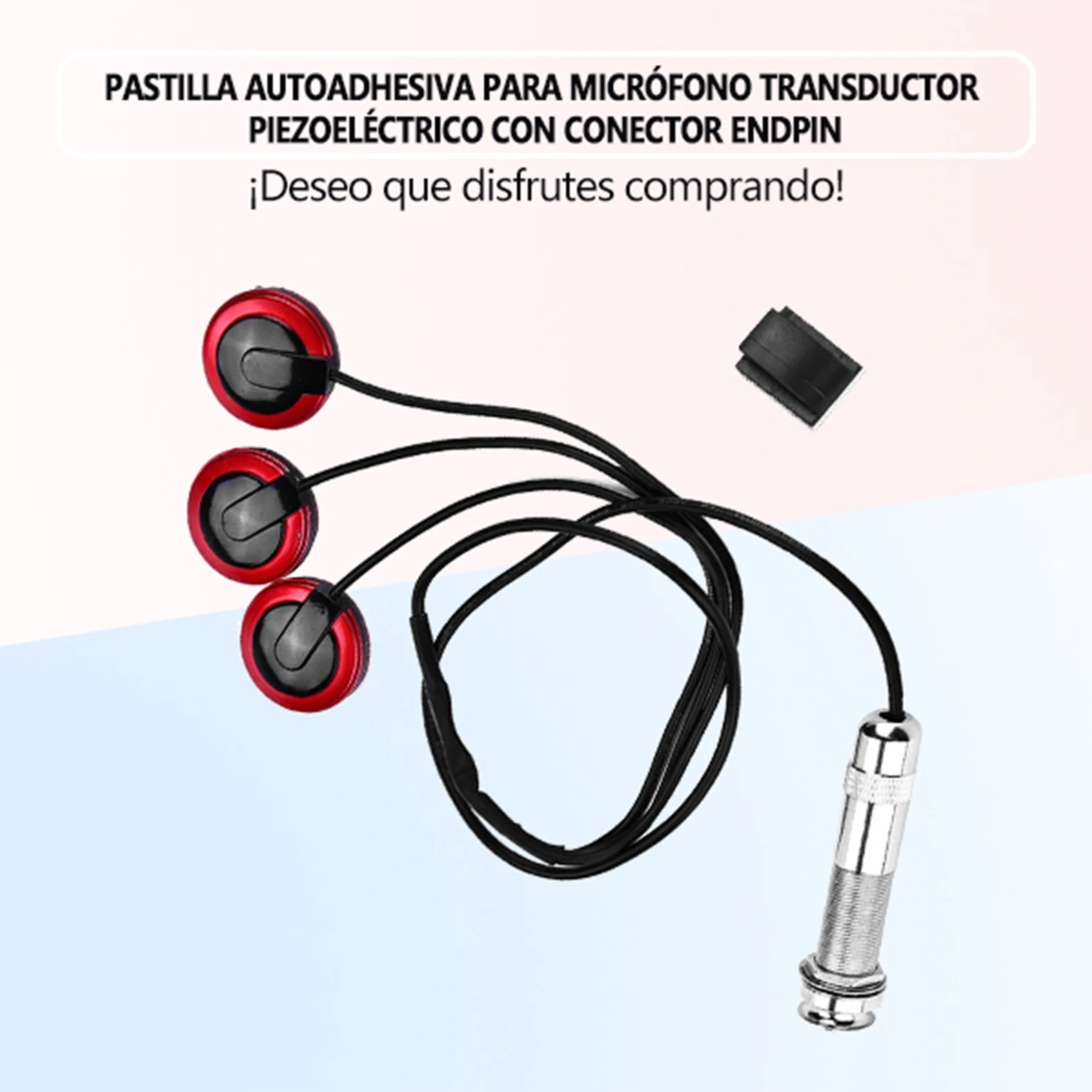 Guitar Pickup Professional Piezo Contact Transducer Microphone Pickup For Guitar Violin Banjo Mandolin Ukulel Guitar Accessory