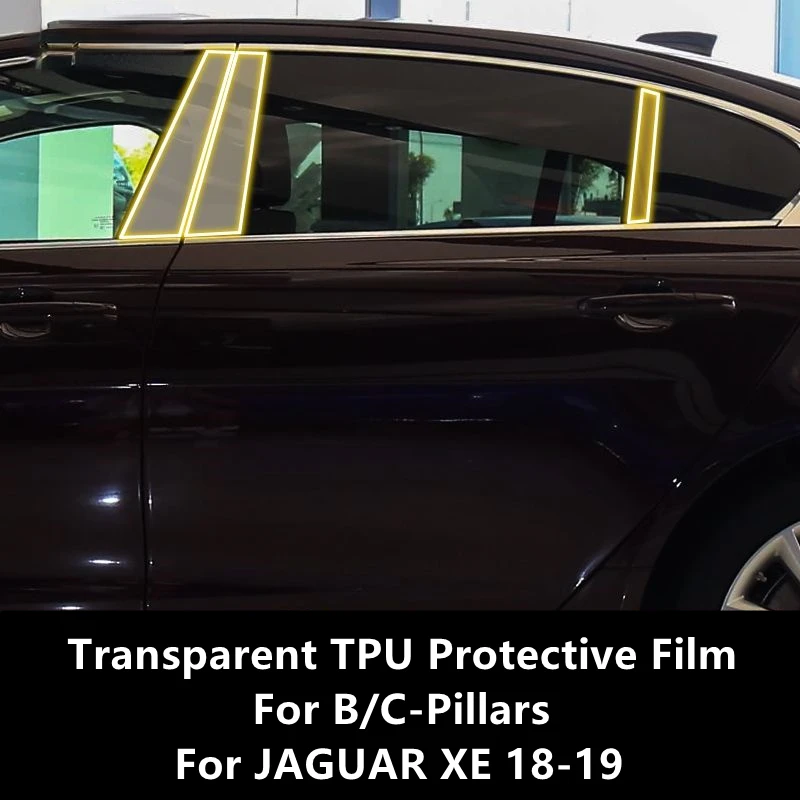 

Прозрачная фотопленка с защитой от царапин для JAGUAR XE 18-19 B/C-Pillar