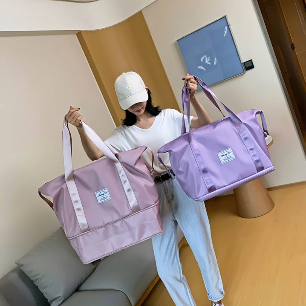 Carry On Travel Yoga Fitness Bags Waterproof Dry And Wet Separation Large Capacity Storage Luggage Portable One Shoulder Handbag