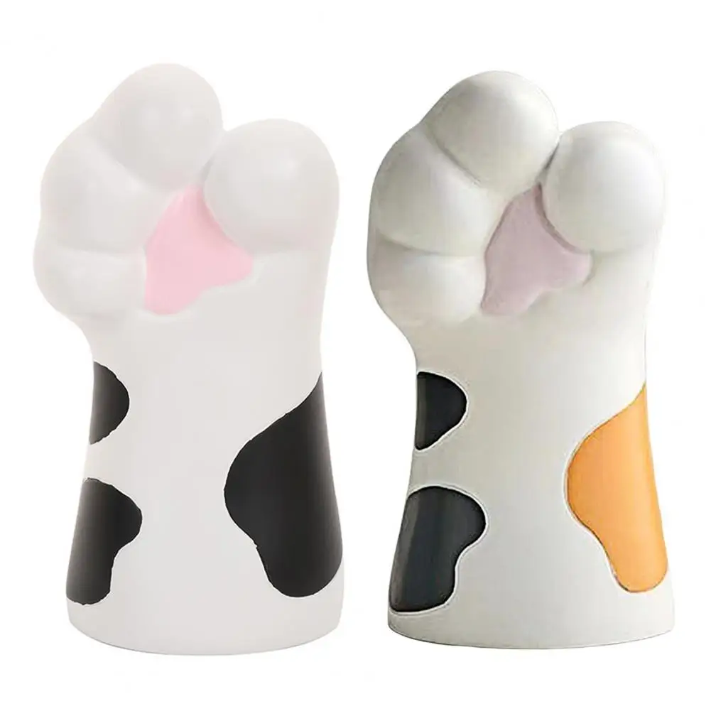 Cartoon Cat Paw Ornament Modern Vase Resin Desktop Ornament Flower Pot Holder for Home Decor Nordic Style 2