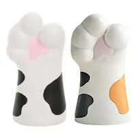 Cartoon Cat Paw Ornament Modern Vase Resin Desktop Ornament Flower Pot Holder for Home Decor Nordic Style 2