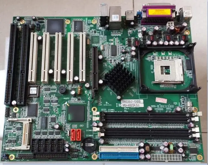 

IMBA-8650GR-R22 REV:2.2 100% OK Original IPC Mainboard 865 industrial motherboard with CPU RAM VGA 5*PCI LAN 2*ISA IPC Board
