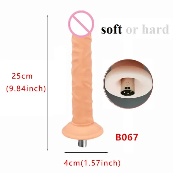 Soft Silicone Anal Dildos with 3XLR Connerect for Automatic Sex Machine Adult Love Machine Accessories for Women Couple Sex Toys